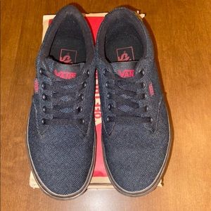 Vans Men’s (textile)Black Gum (7US/Uk6) NWOTS